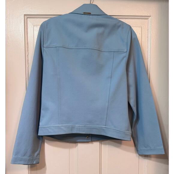 St. John Sport Blue Blazer Jacket Size P - Picture 7 of 15